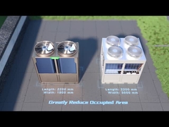 30 - 250kw R410a Shell Tube Tipi Isı Değiştiricisi Hava Soğutucu Sistemi ile Hava Soğutucu Modüler Soğutucu