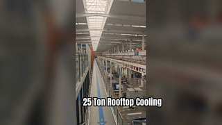 Çatı HVAC 25 Ton Soğutma Verimliliği